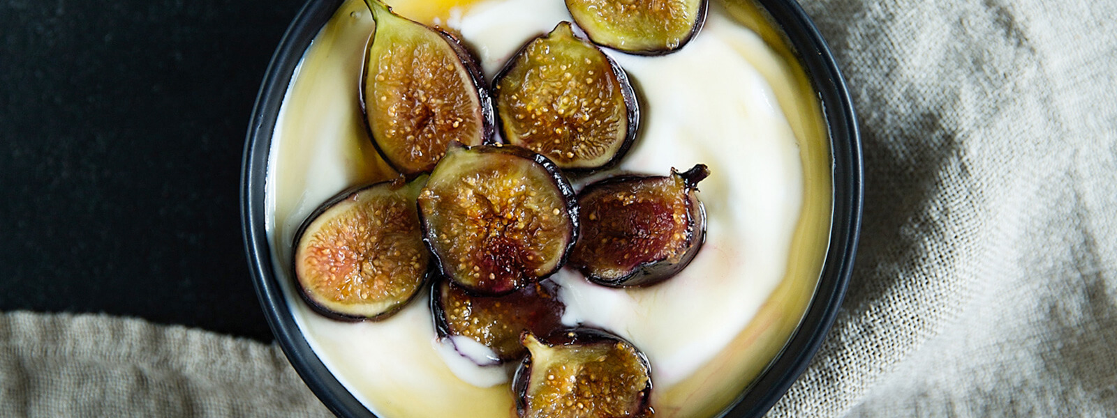 Roasted Figs With Yoghurt And Honey Hero Mountain High Yogurt