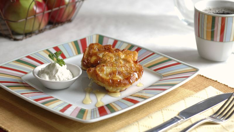 Pork and Apple Fritters | Mountain High Yoghurt